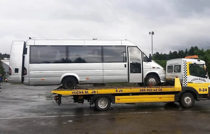 Radni stroj na transportu u Osječkoj regiji